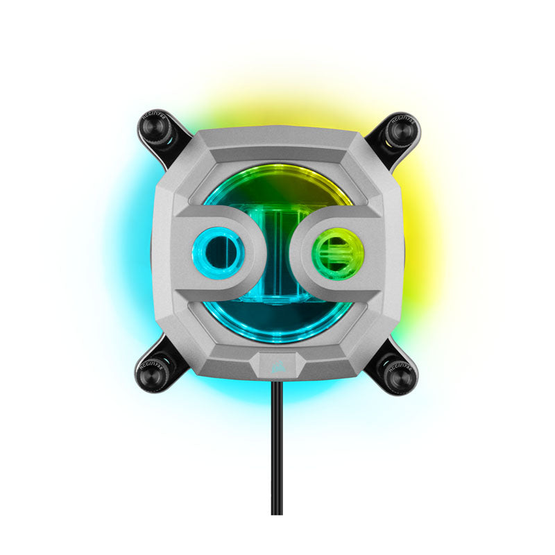 Corsair Hydro X Series XC7 RGB PRO CPU Wasserblock LGA 1200/1700, AM4/AM5 - silber