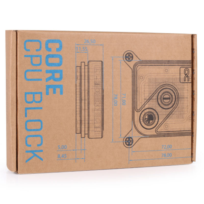 K Alphacool Core 1 Aurora CPU-Kühler, ARGB - Noir