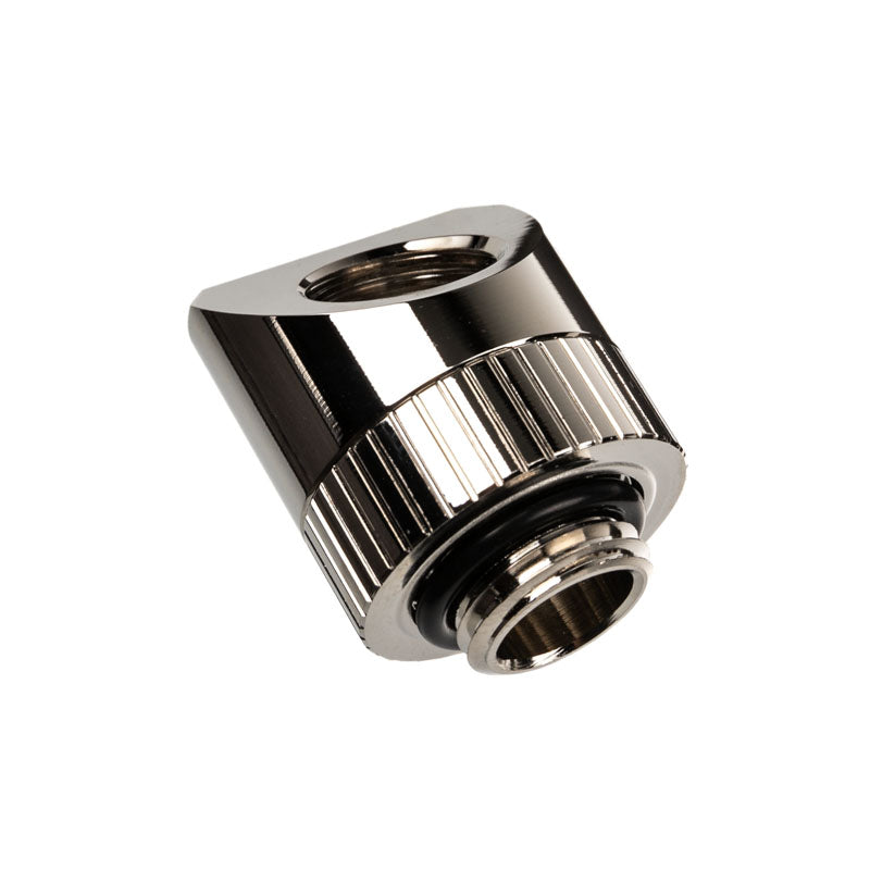 EK Water Blocks EK-Torque Adapter 45 Grad G1/4 Zoll AG auf G1/4 Zoll IG - drehbar, nickel silber