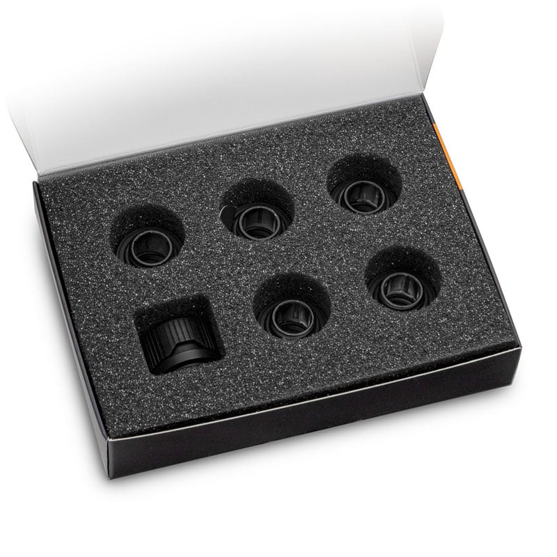 EK Water Blocks EK-Quantum Torque HDC 12 - 6er-Pack, schwarz