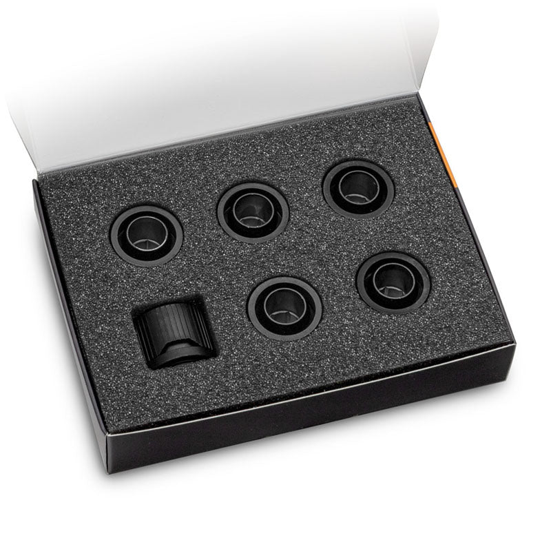 EK Water Blocks EK-Quantum Torque STC 10/16 - 6er-Pack, schwarz