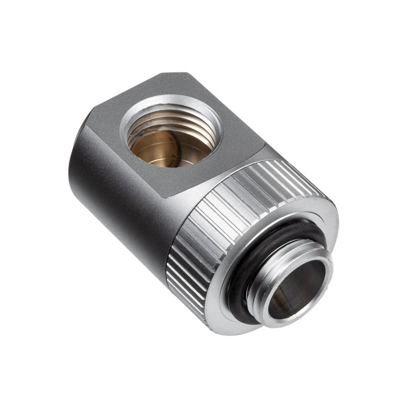 EK Water Blocks EK-Quantum Torque Winkel 90 Grad G1/4 Zoll AG auf G1/4 Zoll IG - drehbar, Satin Titanium