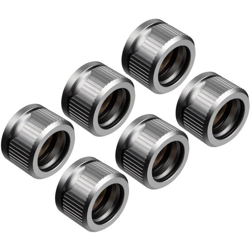 EK Water Blocks EK-Quantum Torque HDC 16 - 6er-Pack, Satin Titanium