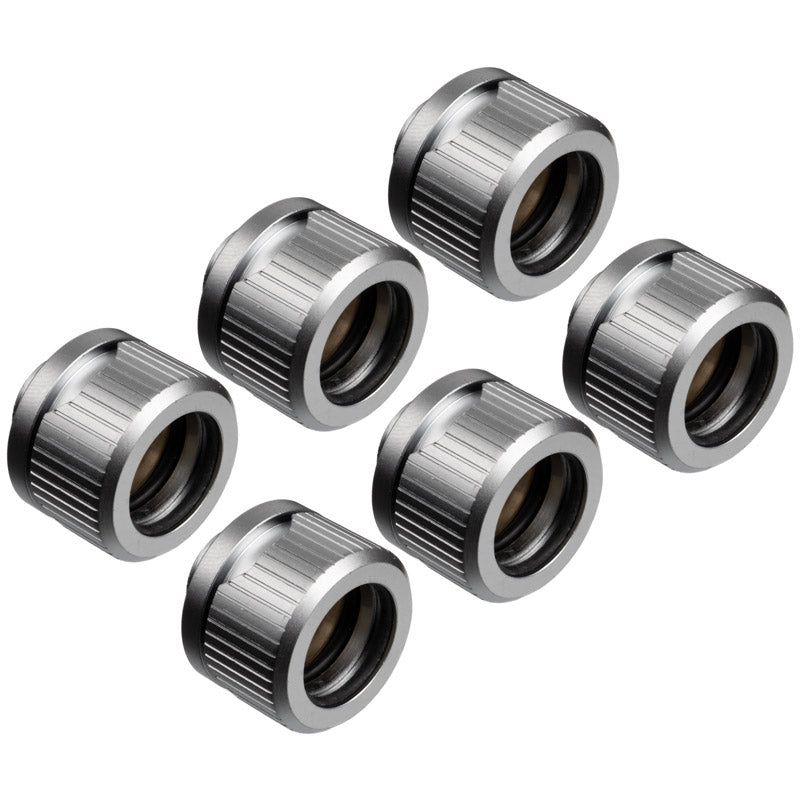 EK Water Blocks EK-Quantum Torque HDC 14 - 6er-Pack, Satin Titanium