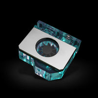 EK Water Blocks EK-Quantum Scalar Flowmeter Bottom-To-Top D-RGB - Nickel