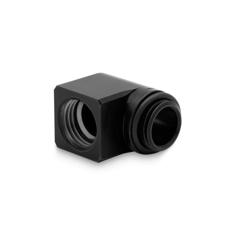 EK Water Blocks EK-Torque Micro Adapter 90 Grad G1/4 Zoll AG auf G1/4 Zoll IG - drehbar, schwarz