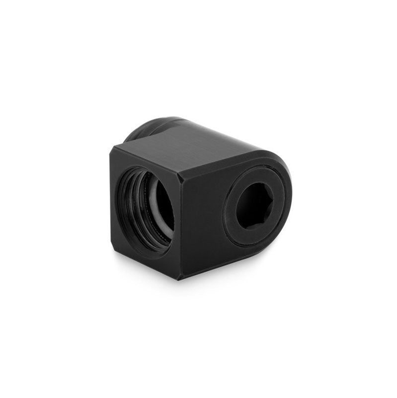 EK Water Blocks EK-Torque Micro Adapter 90 Grad G1/4 Zoll AG auf G1/4 Zoll IG - drehbar, schwarz