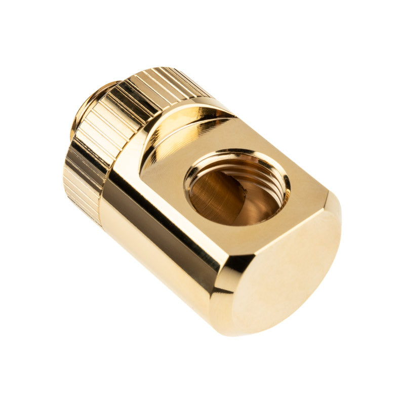 EK Water Blocks EK-Torque Adapter 90 Grad G1/4 Zoll AG auf G1/4 Zoll IG - drehbar, gold