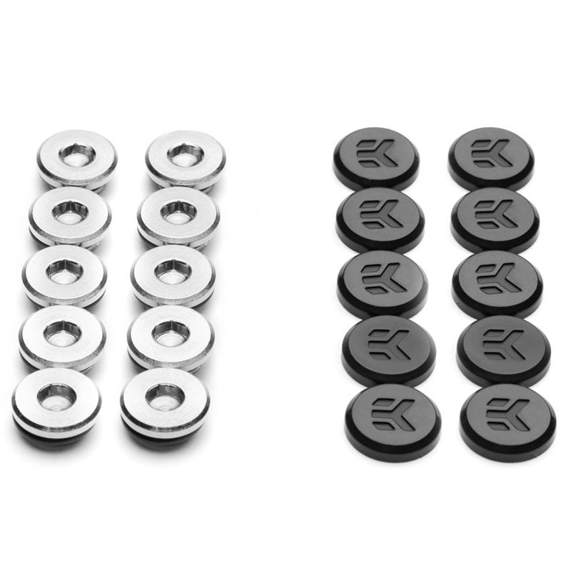 EK Water Blocks EK-Quantum Torque Verschlussstopfen G1/4 Zoll - 10er Pack, silber