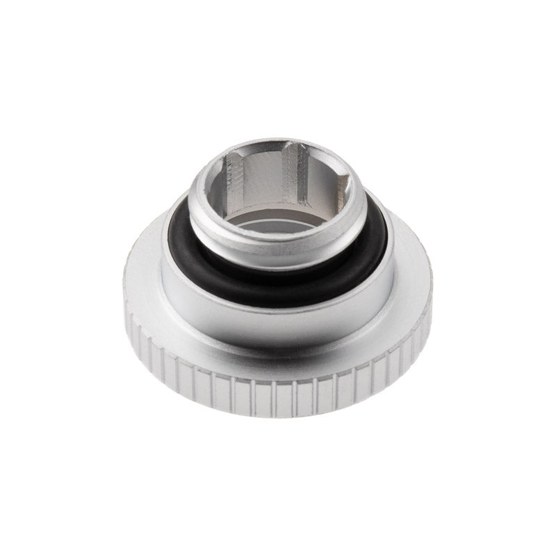 EK Water Blocks EK-Quantum Torque Surface Port Adapter - Satin Titanium