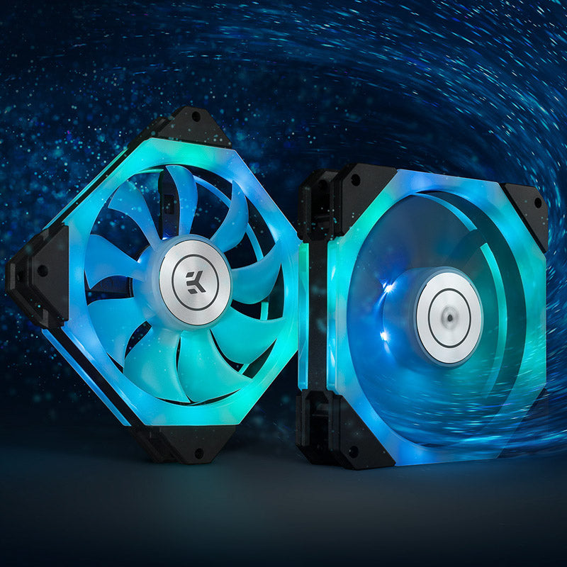 EK Water Blocks EK-Quantum Impulse 120 D-RGB PWM Lüfter - 120mm, schwarz