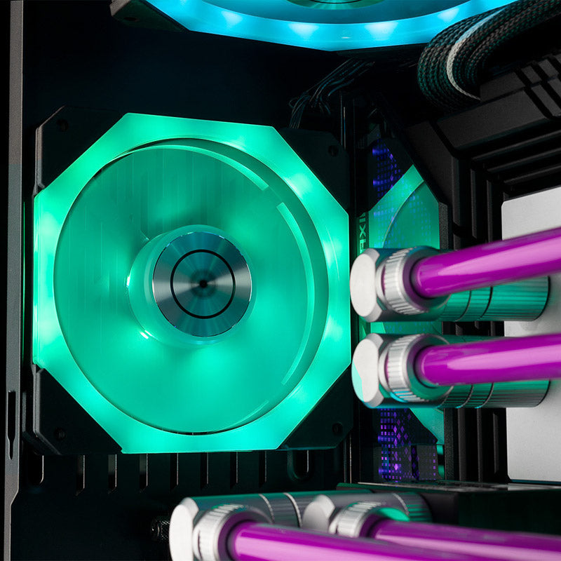 EK Water Blocks EK-Quantum Impulse 120 D-RGB PWM Lüfter - 120mm, schwarz