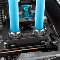 K Corsair Hydro X Series XM2 Bloc de refroidissement liquide M.2 SSD (2280)