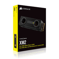 K Corsair Hydro X Series XM2 Bloc de refroidissement liquide M.2 SSD (2280)