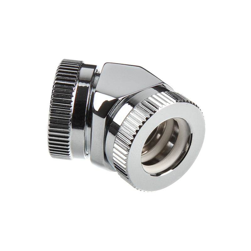 PHANTEKS Glacier Adapter 45 Grad 12mm AD auf 12mm AD Hardtube, chrome silber