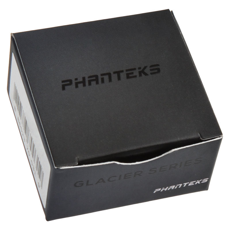 Phanteks Glacier M-F Rotary Adapter Straight G1/4 Inch Male to G1/4 Inch Female, Chrome Silver