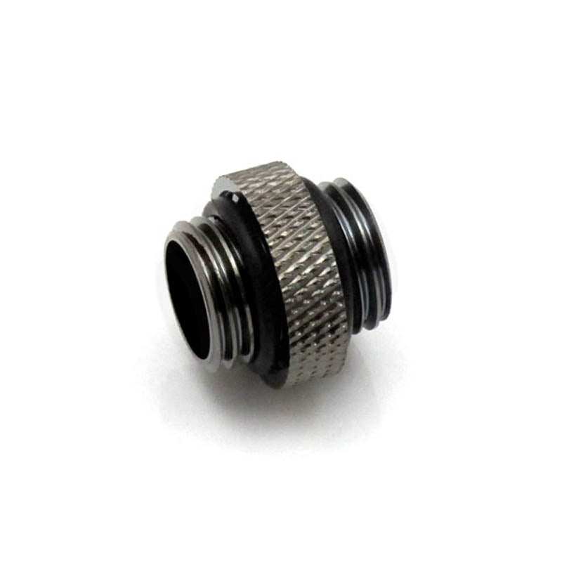 XSPC Adapter gerade G1/4 Zoll AG auf G1/4 Zoll AG - 5mm, chrome schwarz