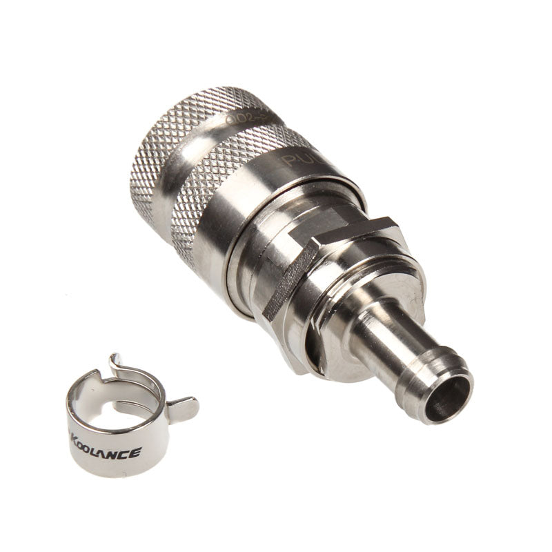 Koolance QD2 No-Spill Schnellverschluss female ID 6mm - panel mount