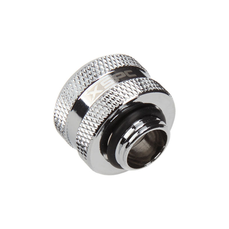 XSPC Anschluss gerade G1/4 Zoll AG auf 14mm AD Hardtube - chrome silber