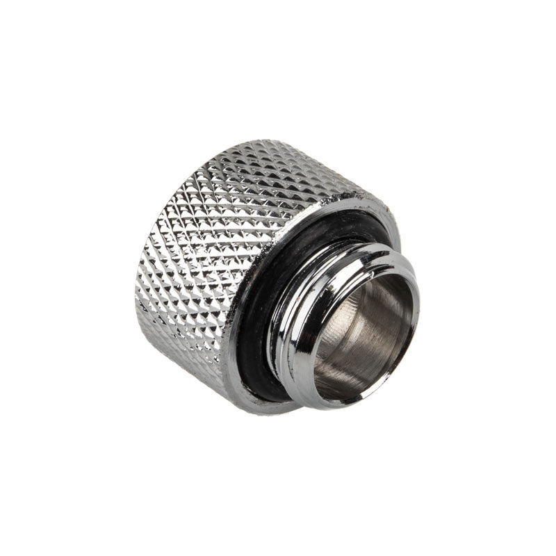 Alphacool Eiszapfen Adapter gerade G1/4 Zoll AG auf G1/4 Zoll IG - chrome silber