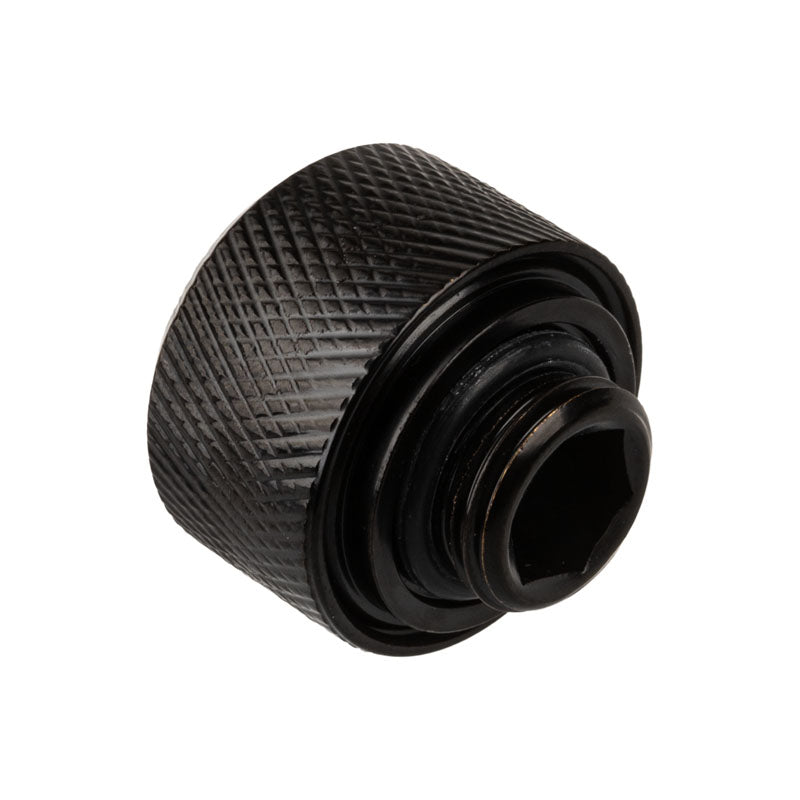 Alphacool Eiszapfen Anschluss gerade G1/4 Zoll AG auf 16mm AD Hardtube - schwarz