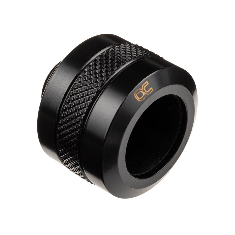 Alphacool Eiszapfen Pro Anschluss 16mm Hardtube Fitting G1/4, 6-Pack - schwarz