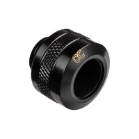 Alphacool Eiszapfen Pro Anschluss 13mm Hardtube Fitting G1/4, 6-Pack - schwarz