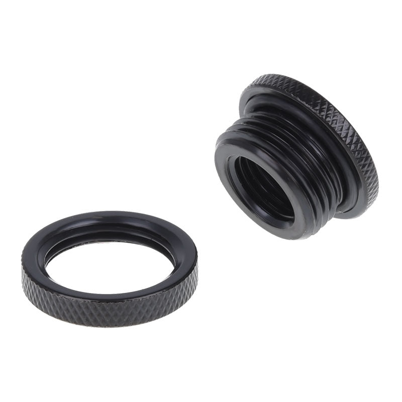 Alphacool HF Schottverschraubung, kurze Version, G1/4 - Schwarz
