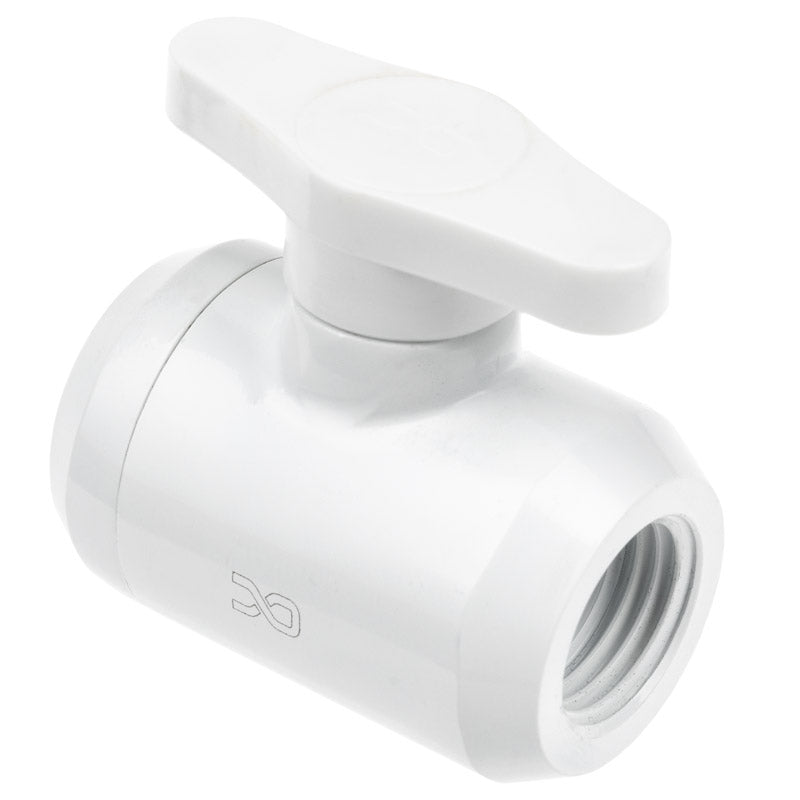 Alphacool Eiszapfen 2 Wege Kugelhahn G1/4 - weiß