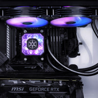 Silverstone IceGem Water 280mm 99.2 CFM Black