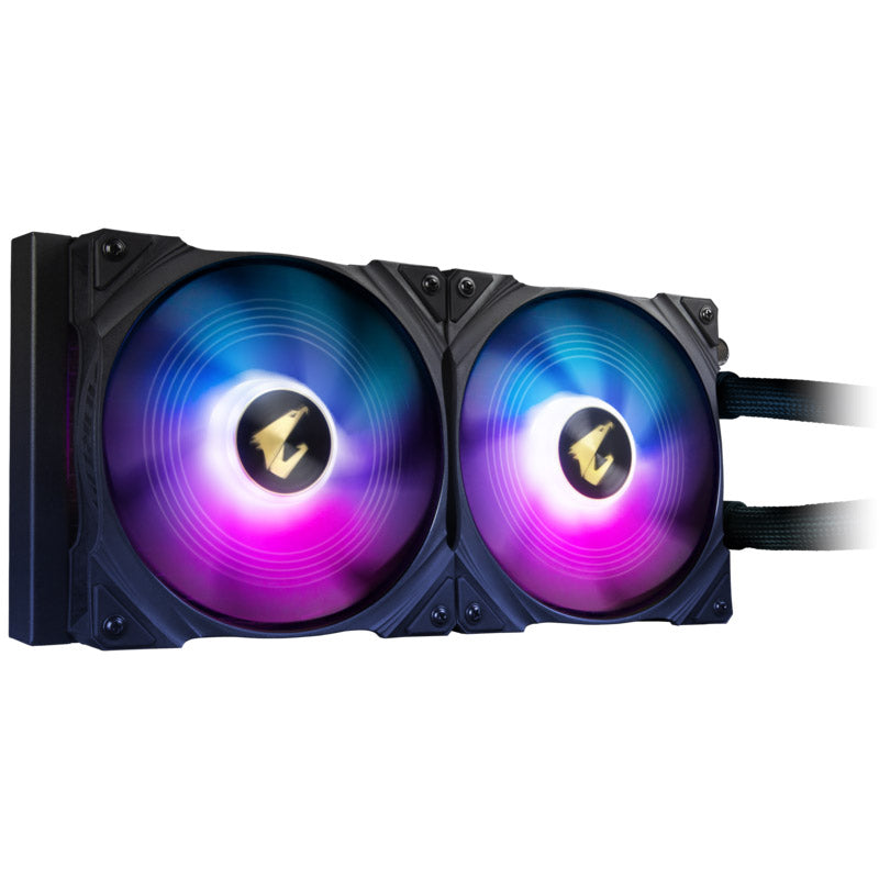 GIGABYTE AORUS Waterforce X 280 AiO Wasserkühlung, D-RGB - 280mm, schwarz