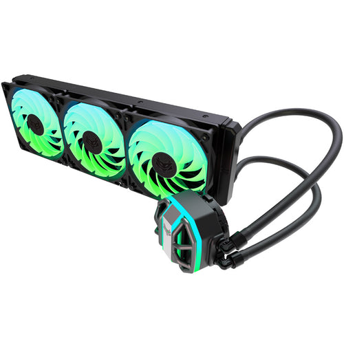Sapphire Nitro+ S360-A AiO Wasserkühlung, ARGB, schwarz 360 mm