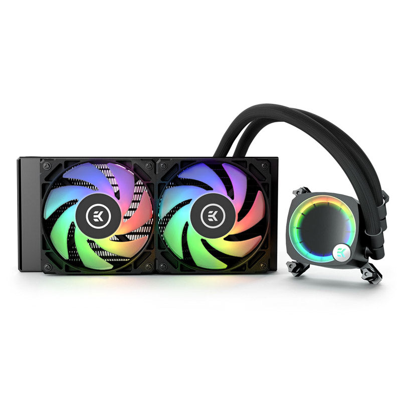 EK Water Blocks EK-Nucleus AIO CR240 Lux D-RGB AiO Wasserkühlung - 240 mm, schwarz
