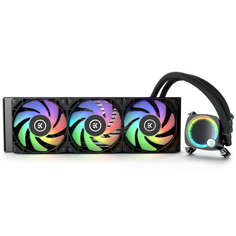 EK Water Blocks EK-Nucleus AIO CR360 Lux D-RGB AiO Wasserkühlung - 360mm, schwarz
