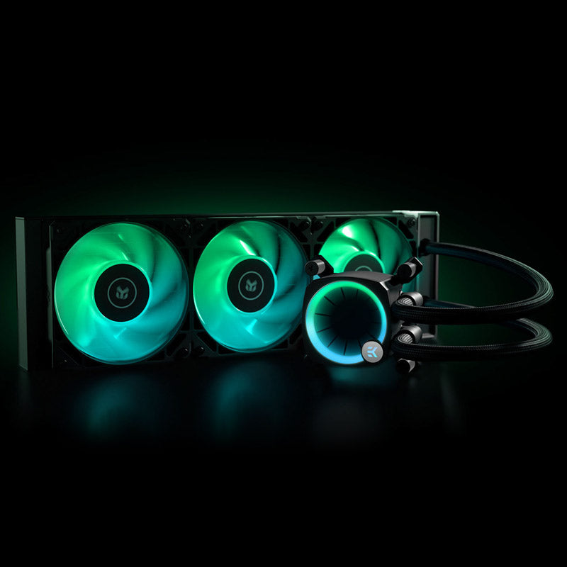 EK Water Blocks EK-Nucleus AIO CR360 Lux D-RGB AiO Wasserkühlung - 360mm, schwarz