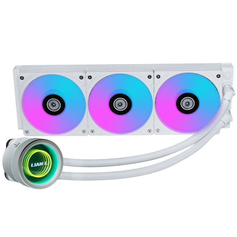 Lian Li Galahad II Trinity Water 360 mm 79,9 CFM blanc