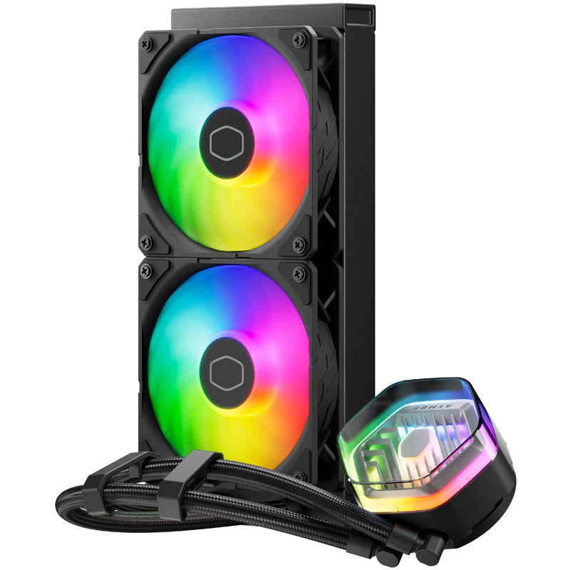 Cooler Master MasterLiquid 240 Atmos ARGB AiO Wasserkühlung - 240 mm, schwarz