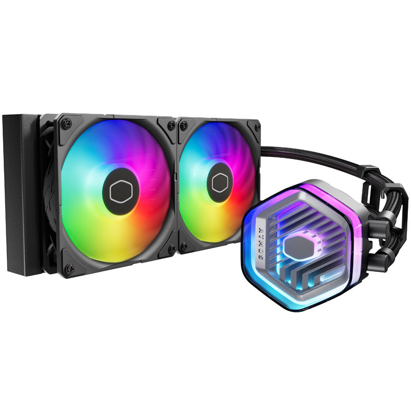 Cooler Master MasterLiquid 240 Atmos ARGB AiO Wasserkühlung - 240 mm, schwarz