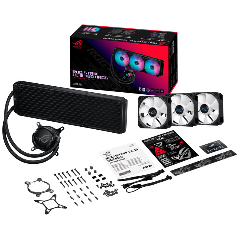 Asus ROG STRIX LC III Water 360mm ARGB 70.38 CFM Black