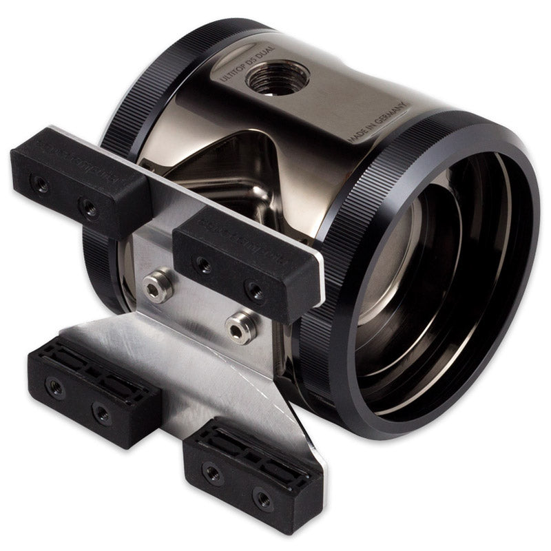 aqua computer ULTITOP DUAL D5 MIRROR Pumpendeckel für zwei D5 Pumpen - schwarz