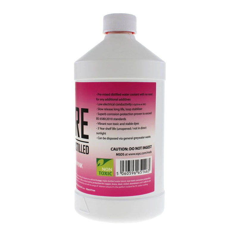XSPC Pure Coolant, 1 Liter - pink, UV