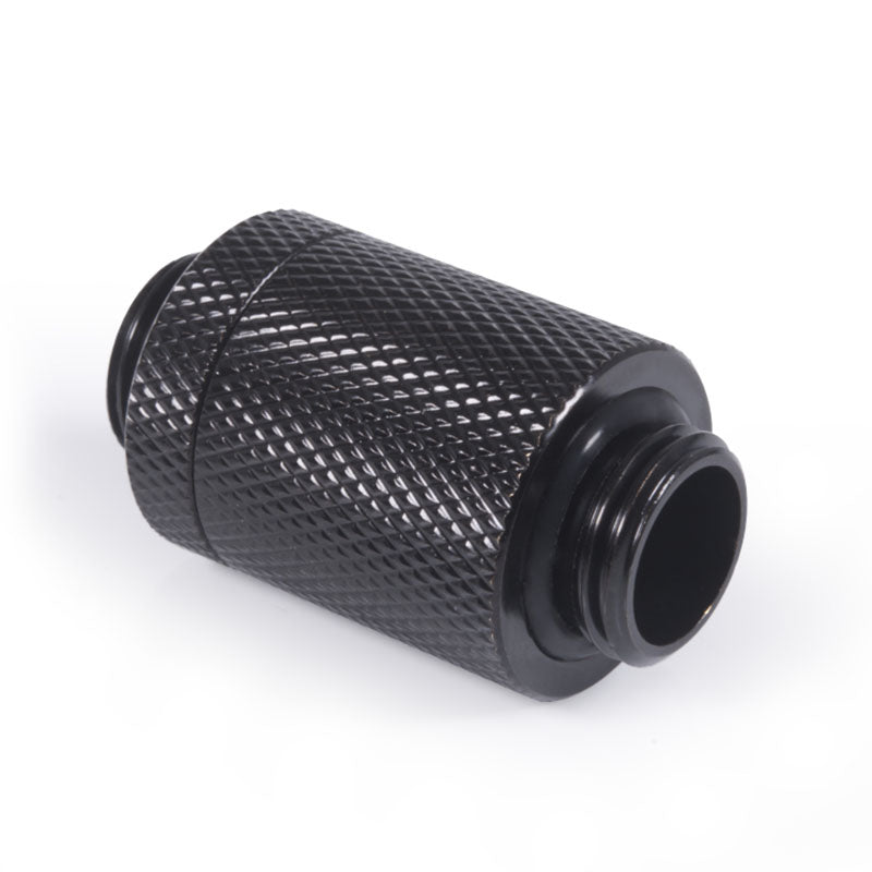 Alphacool ES D-Plug, 25,5mm, G1/4 AG auf G1/4 AG - Deep Black