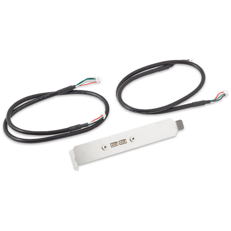 Aqua Computer RGBpx-Slotblende für zwei RGBpx-Verbindungen