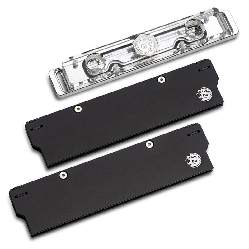 Bitspower Arbeitsspeicherkühler, DDR5, transparent doppelseitig - 2 DIMMS