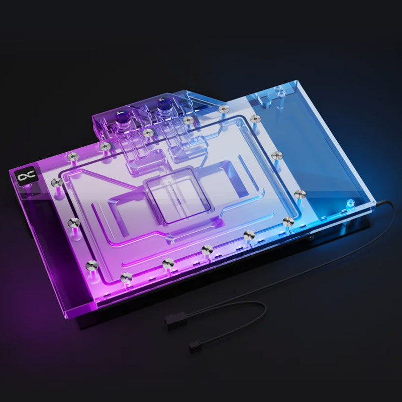 Alphacool Eisblock Aurora RTX 4090 Master V.2 mit Backplate - Acryl + Nickel
