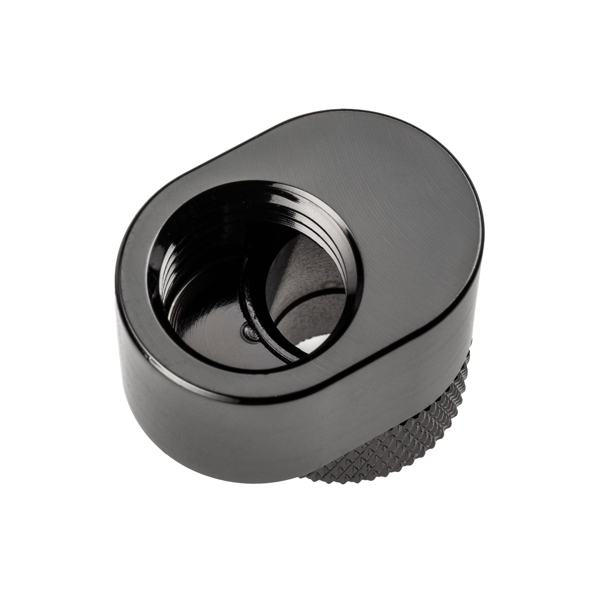 XSPC G1/4 Rotary 7mm Offset Fitting - schwarzes Chrom