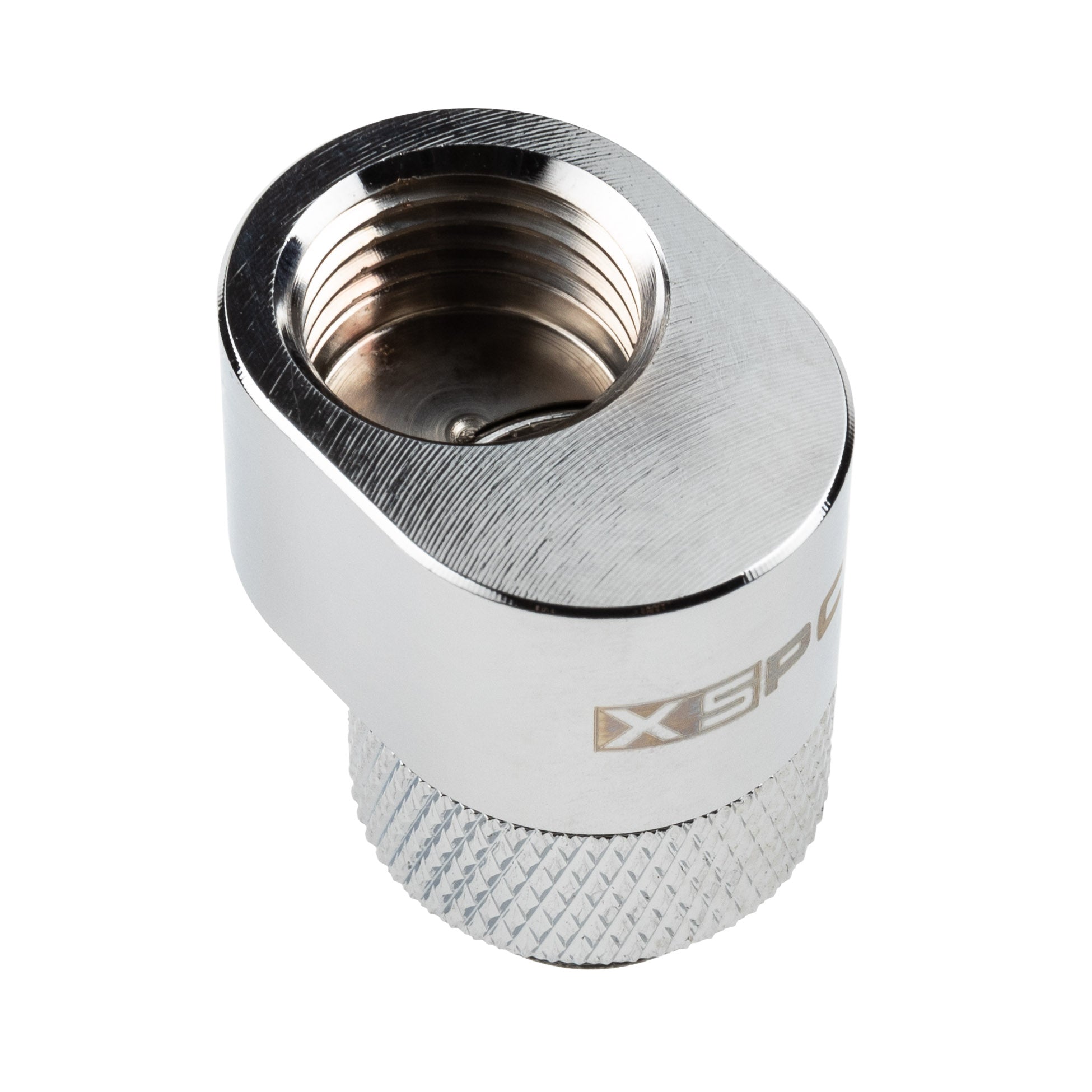 XSPC G1/4 Rotary 7mm Offset Fitting - Chrom