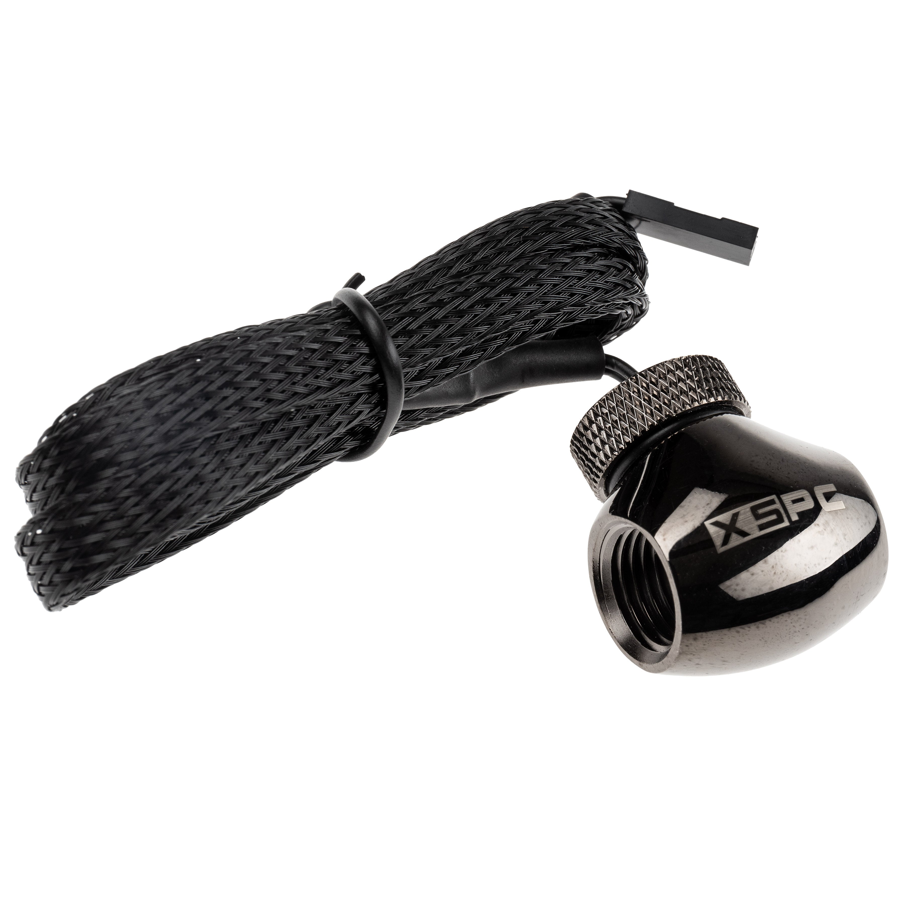 XSPC G1/4" Inline 10k Sensor - schwarzes Chrom