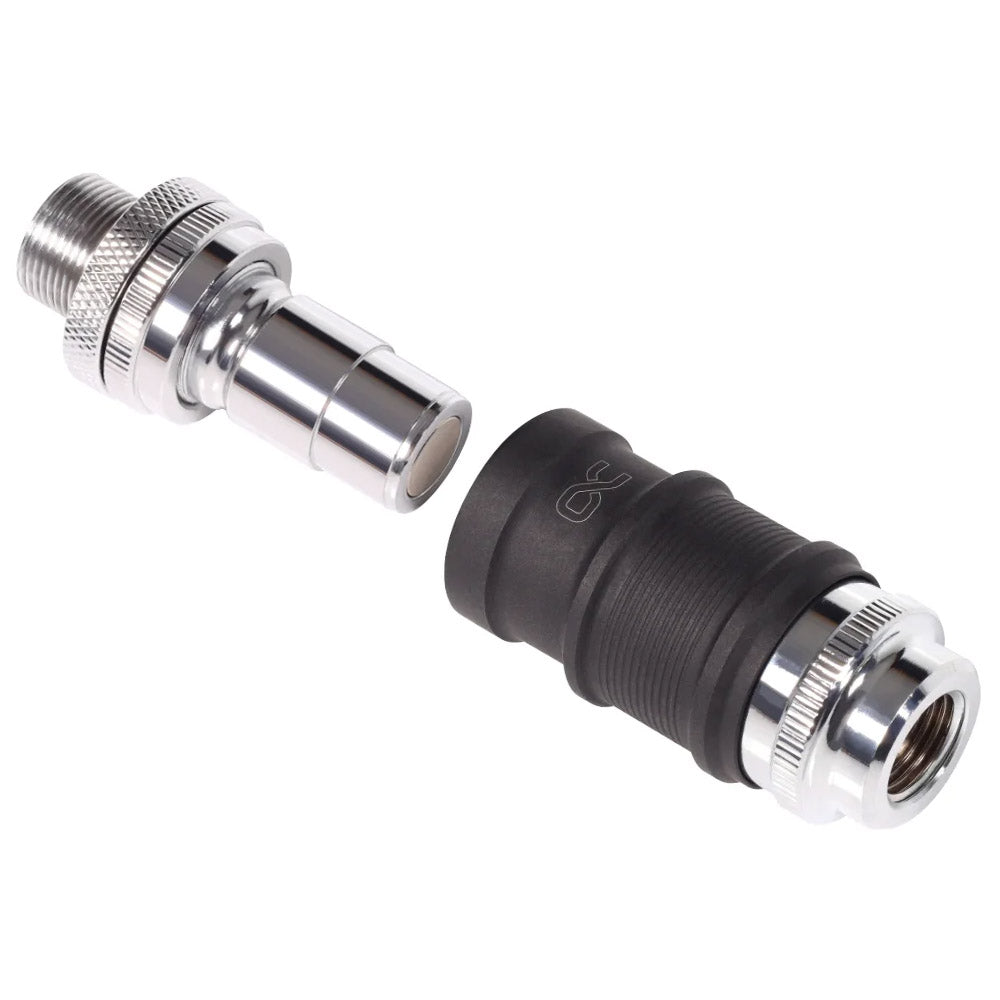 Alphacool ES Schnellverschluss, BLH1A Set, IG-IG, mit Schottverschraubung