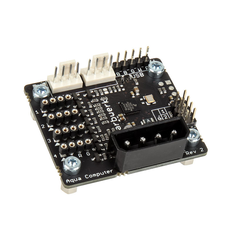 aqua computer farbwerk USB, Bluetooth und aquabus Variante